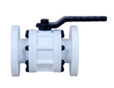 PP Stainless Steel Flange End Ball Valve